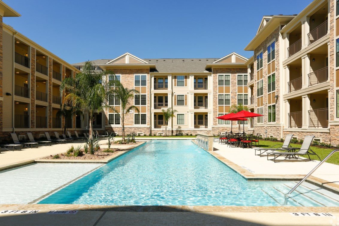 Exterior of 2121 Ella with swimming pool